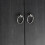 PILYON drawer pulls ring style black 10 pack 5