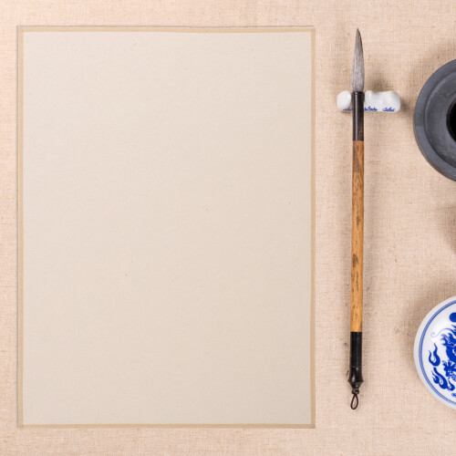 Papier Chinois Beige Épais Pour Dessin Pro 2