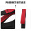 Entraînement Jambe Rouge En Nylon Imitation Durable 4