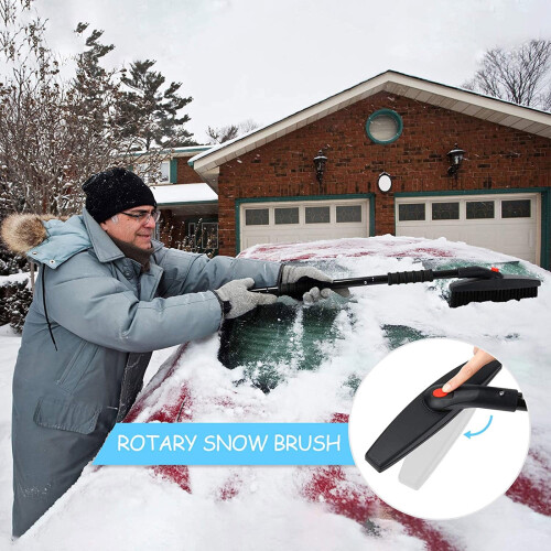 3-in-1Car Snow Shovel Kit with Brush & Ice Scraper 1