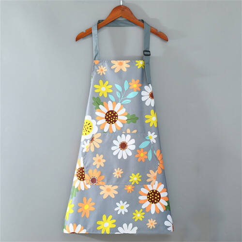 Floral Apron for Women Plus Size with Pockets Adjustable 1