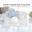 Foldable Dish Drying Rack – ABS Plastic, 17.8 x 14.5 cm 3