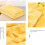 Coral Fleece Blanket 100x150cm Yellow 5