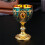 Vintage Engraved Goblet Glass – Shatterproof, 30ml 3