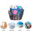 Sac de douche en filet – Séchage rapide, 9 poches, bleu 5