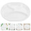 Assiette plate en mélamine à 4 compartiments, 26,7 cm (10,5 pouces) 2