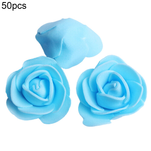 Visland50 Stück PE Mini-Rosenblütenköpfe3cm 1
