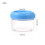 Set di 4 vasetti di plastica trasparente da 35 ml per salse. 3