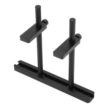 Aluminium-GPU-Halterung, Schiebbasis 88 mm, Schwarz