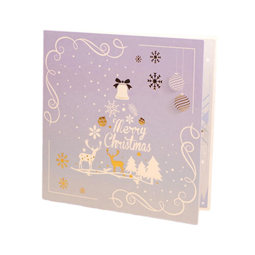3D Pop-Up Christmas Card15cm Square 2
