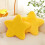 Cuscino decorativo a forma di stella, 40 cm, giallo 5