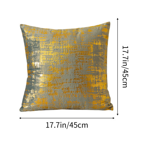 Velvet Decorative Pillow Set Hot Gold 2 Pack 2