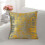 Velvet decorative pillow set hot gold 2 pcs 4