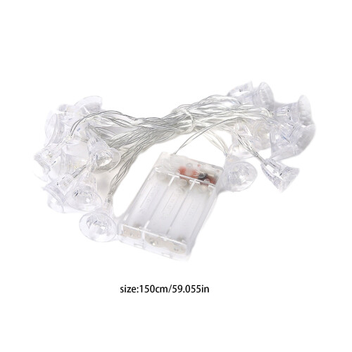Christmas tree light string with battery box and switch 2