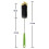 17" Bottle Cleaning Brush Set – Flexible Boar Bristle, 2 2
