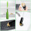 17" Bottle Cleaning Brush Set – Flexible Boar Bristle, 2 3