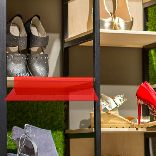 Clear Acrylic Shoe Shelf Wall Mount – 5Pack 1