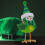 St. Patrick's Day plush bird decorations fabric 1 piece 3