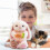 Lapin de Pâques en peluche rose de 25 cm 3
