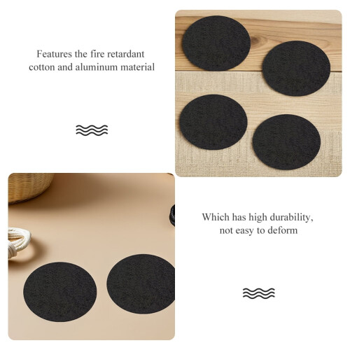 Schwarze, hitzebeständige Räuchermatte, 8,5 cm 2