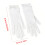 Delicate Mulberries Silk Gloves Breathable Fabric Keeps-White 4