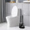 Ensemble ventouse et brosse WC en silicone avec support 4