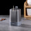 Automatic Toothpick Dispenser Holder, Pop-Up Storage Box for Kitchen/Restaurant/Hotel – Grey (2.2x2.2x3.74") 2