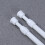 Witte metalen verstelbare douchestang 40–70 cm 3