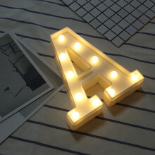 Hengsof LED Light-Up Marquee Letters A-M