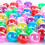 NOGIS gumball machine capsules clear 150 pcs 1.1 inch 1