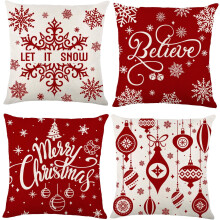 Fodera per cuscino natalizia Nordic red4pack