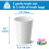 1.8-Gallon Round Bathroom Trash Can – White, 8-Pack 3