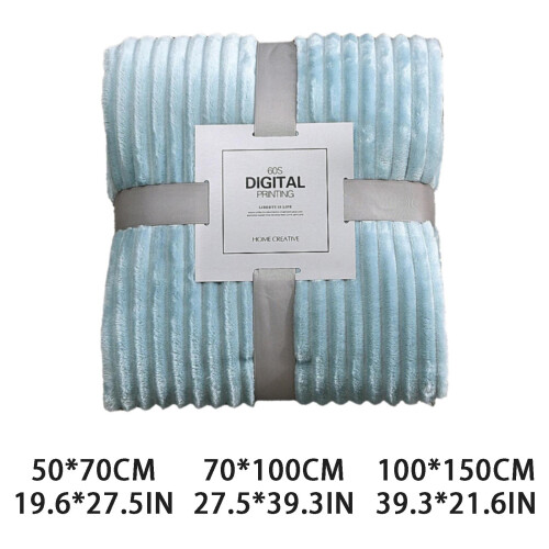 Coral Fleece Blanket Solid Colour 100x150cm 2