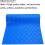 Pool Ladder Mat36" x30" Blue Non-Slip Rubber Step Pad 4