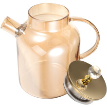 Vandkande i glas og rustfrit stål 1,8 l
