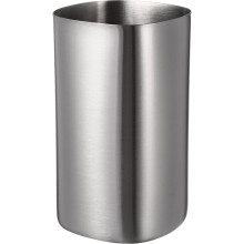 Roestvrijstalen tandenborstelbeker 10,3 cm zilver