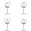 4-Pack Raccoon Design Wine Glasses 10 oz 1