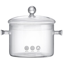 Cacerola de vidrio con doble asa, 1350 ml