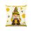 Capa de almofada Bumble Bee, 45x45cm, com estampa de girassol. 1