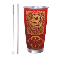 Snake Year 2025 roestvrijstalen drinkbeker 20oz