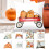 Halloween-Kissenbezug, Herbstdeko, 1 Stück 1