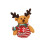 Kerstboom pluche kerstman hanger decoratie set 1