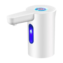 Pompe à eau électrique pour bouteille d'eau – Blanche, rechargeable par USB
