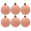Kerstboomballen 8 cm 6 stuks 1