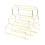 Geometrinen rauta 6 pullon vapaasti seisova viiniteline 1
