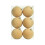 Kerstboomversiering van fluweelzachte macarons, 6 cm 1