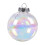 Clear Fillable Christmas Baubles 8cm Plastic Ornament 1