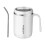 Copo térmico de aço inoxidável com canudo - 13 cm, branco 1
