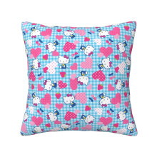 Față de pernă pătrată cu model Hello Kitty, 20x20 cm