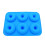 6-Cavity Silicone Donut Mold, Blue, 26 x 18 cm 1